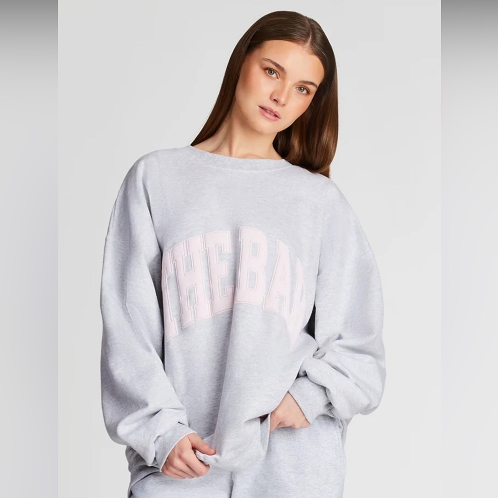 The Bar Gray Crew Neck Sweater